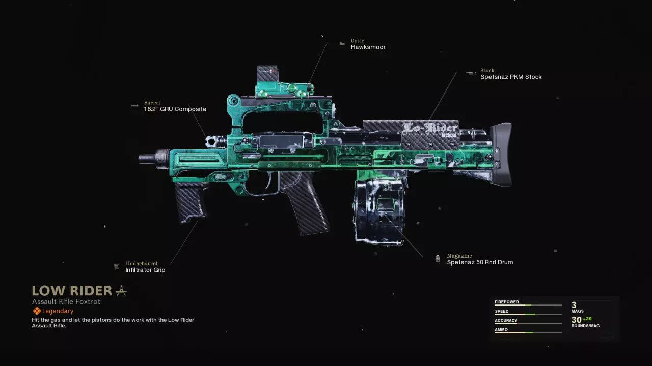 Low Rider - COD Warzone and Black Ops Cold War Weapon Blueprint | Call of Duty Low Rider - COD Warzone and Black Ops Cold War Weapon Blueprint | Call of Duty