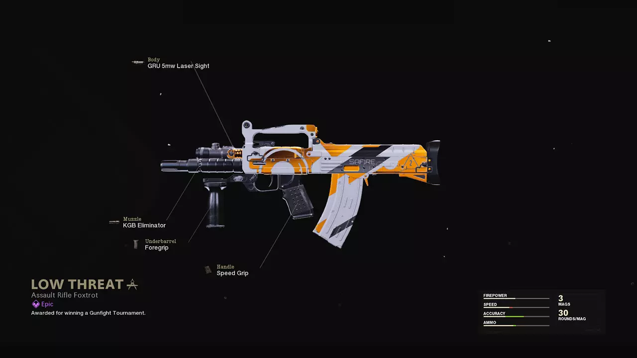 Low Threat - COD Warzone and Black Ops Cold War Weapon Blueprint | Call of Duty Low Threat - COD Warzone and Black Ops Cold War Weapon Blueprint | Call of Duty