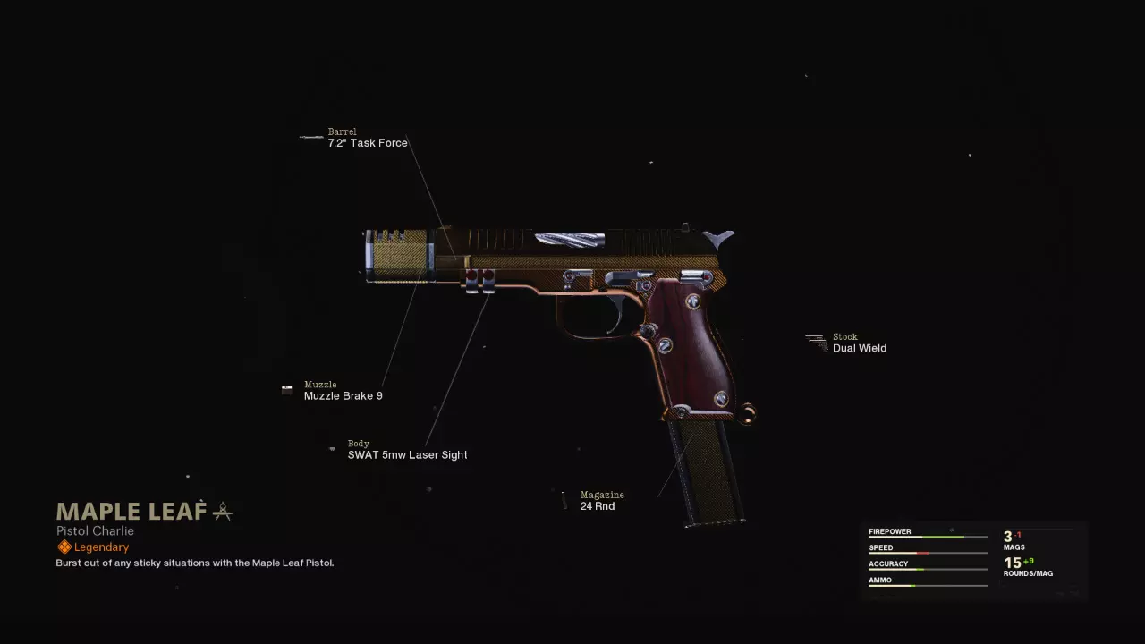 Maple Leaf - COD Warzone and Black Ops Cold War Weapon Blueprint | Call of Duty