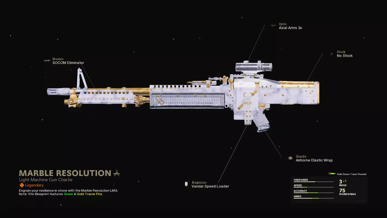 Marble Resolution - COD Warzone and Black Ops Cold War Weapon Blueprint | Call of Duty Marble Resolution - COD Warzone and Black Ops Cold War Weapon Blueprint | Call of Duty