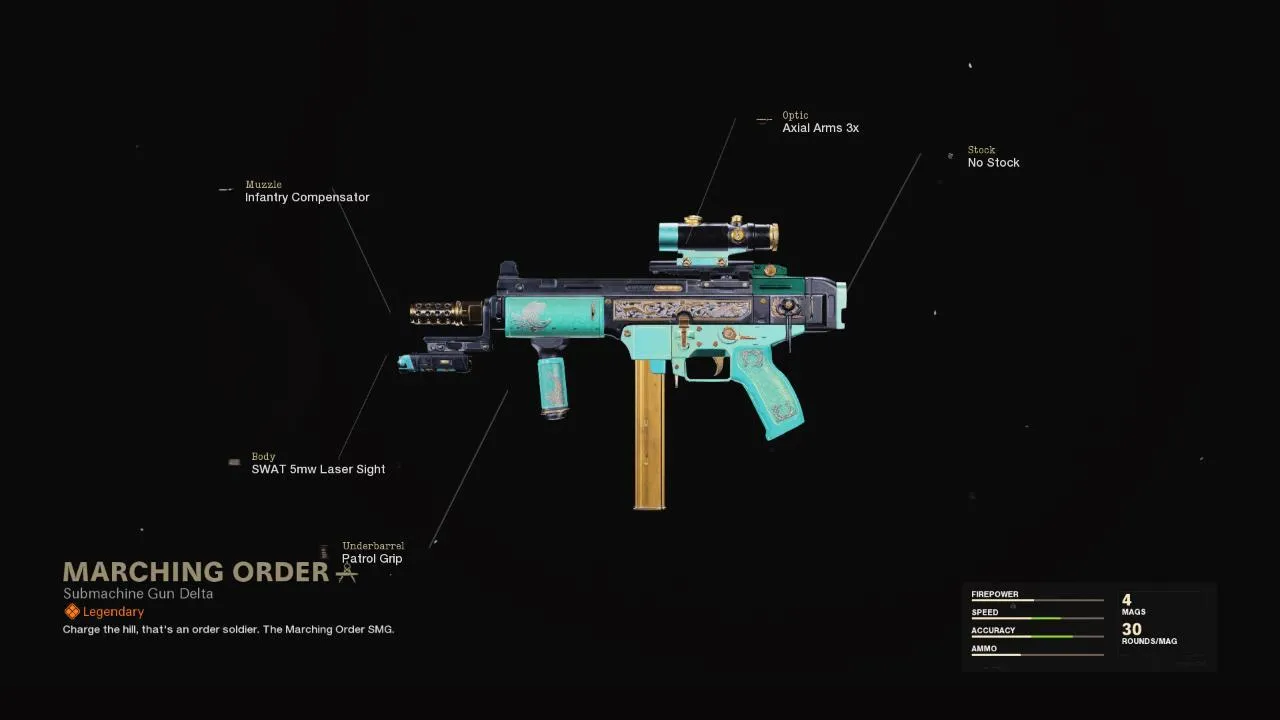 Marching Order - COD Warzone and Black Ops Cold War Weapon Blueprint | Call of Duty