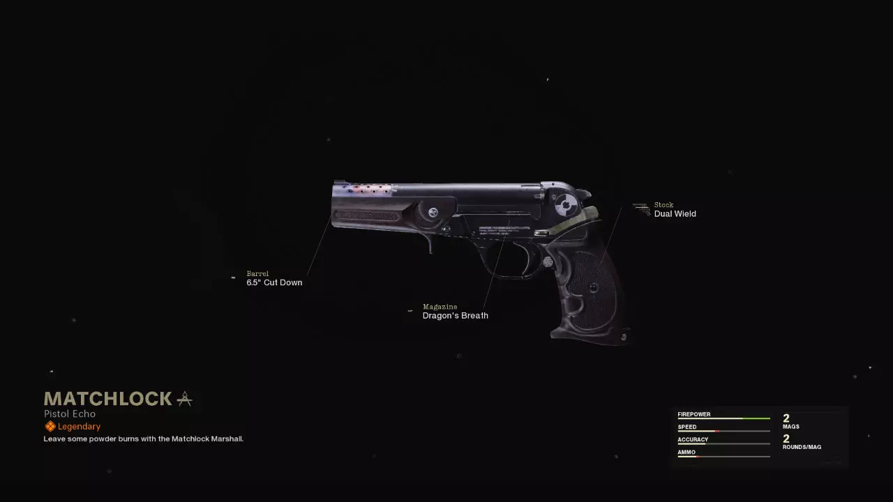Matchlock - COD Warzone and Black Ops Cold War Weapon Blueprint | Call of Duty Matchlock - COD Warzone and Black Ops Cold War Weapon Blueprint | Call of Duty