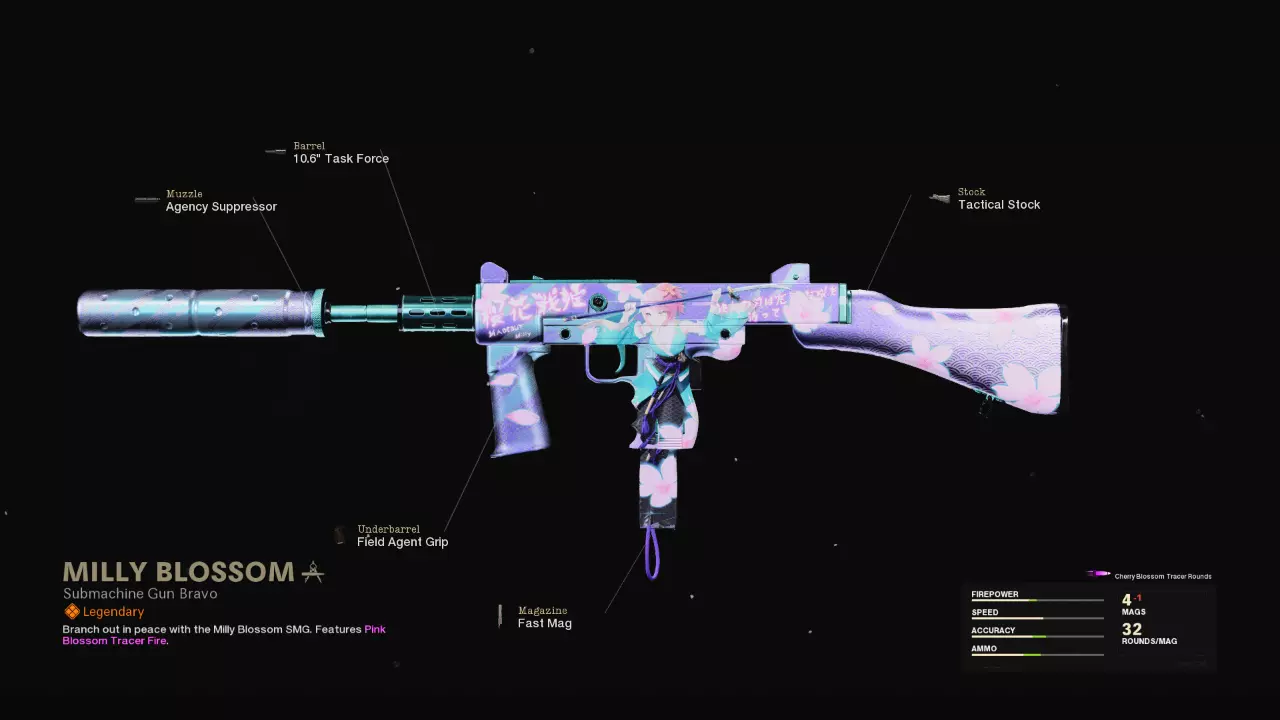 Milly Blossom - COD Warzone and Black Ops Cold War Weapon Blueprint | Call of Duty