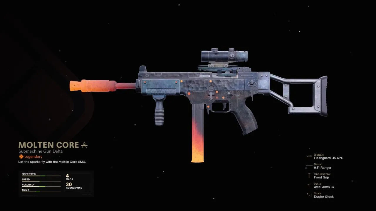 Molten Core - COD Warzone and Black Ops Cold War Weapon Blueprint | Call of Duty Molten Core - COD Warzone and Black Ops Cold War Weapon Blueprint | Call of Duty