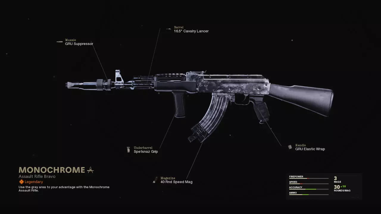 Monochrome - COD Warzone and Black Ops Cold War Weapon Blueprint | Call of Duty Monochrome - COD Warzone and Black Ops Cold War Weapon Blueprint | Call of Duty