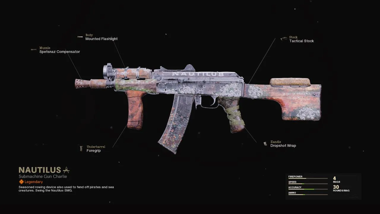 Nautilus - COD Warzone and Black Ops Cold War Weapon Blueprint | Call of Duty Nautilus - COD Warzone and Black Ops Cold War Weapon Blueprint | Call of Duty