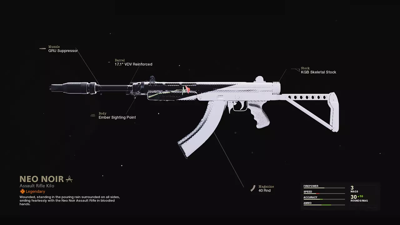 Neo Noir - COD Warzone and Black Ops Cold War Weapon Blueprint | Call of Duty Neo Noir - COD Warzone and Black Ops Cold War Weapon Blueprint | Call of Duty