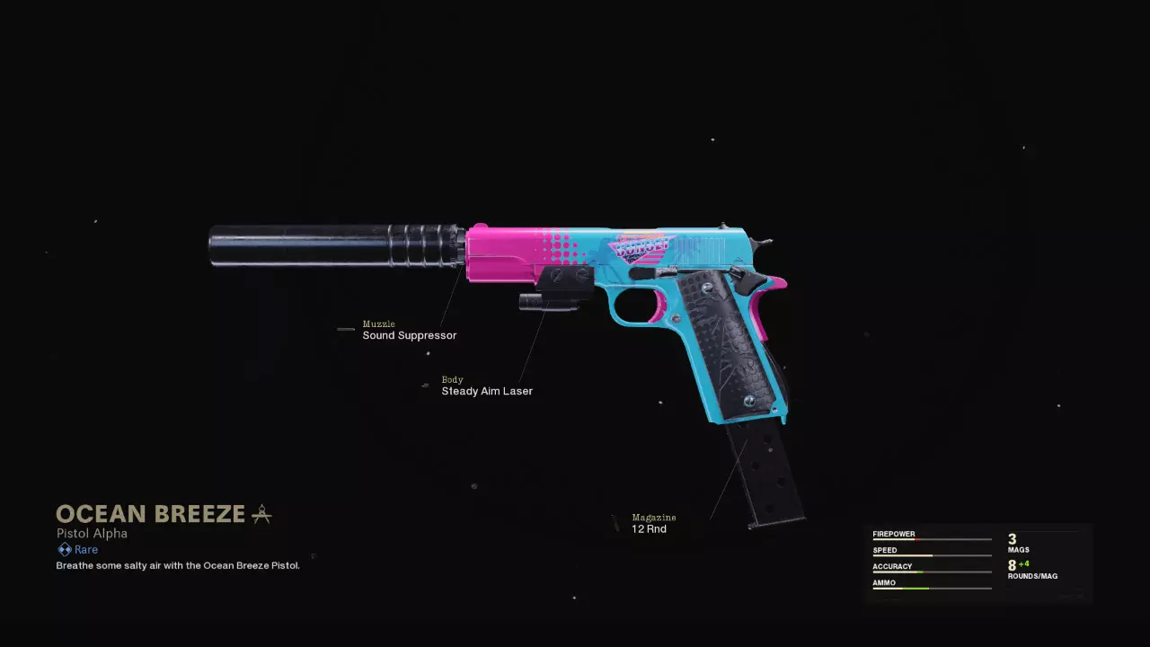 Ocean Breeze - COD Warzone and Black Ops Cold War Weapon Blueprint | Call of Duty Ocean Breeze - COD Warzone and Black Ops Cold War Weapon Blueprint | Call of Duty