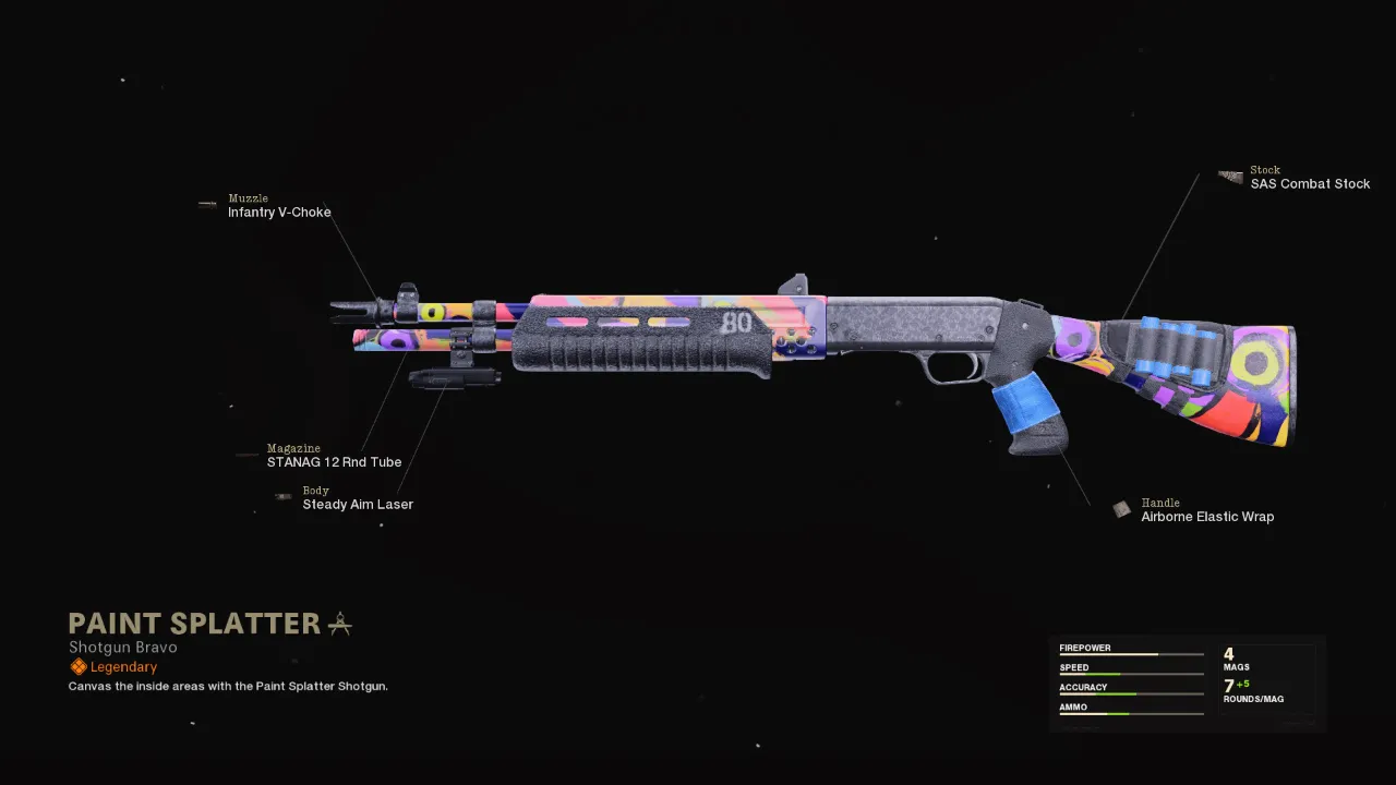 Paint Splatter - COD Warzone and Black Ops Cold War Weapon Blueprint | Call of Duty