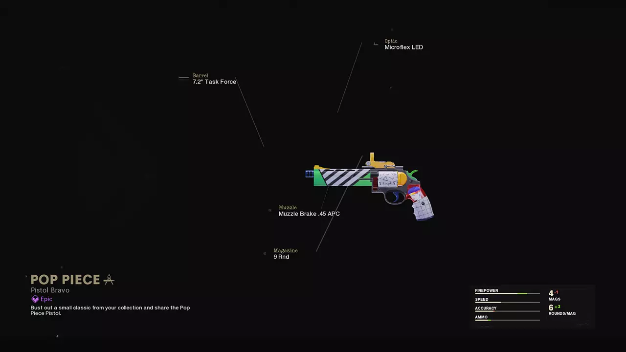 Pop Piece - COD Warzone and Black Ops Cold War Weapon Blueprint | Call of Duty Pop Piece - COD Warzone and Black Ops Cold War Weapon Blueprint | Call of Duty
