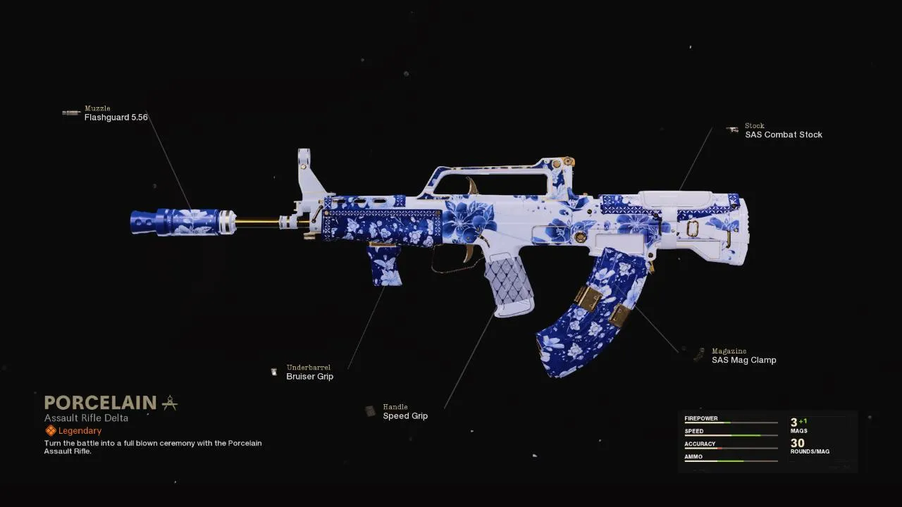 Porcelain - COD Warzone and Black Ops Cold War Weapon Blueprint | Call of Duty Porcelain - COD Warzone and Black Ops Cold War Weapon Blueprint | Call of Duty