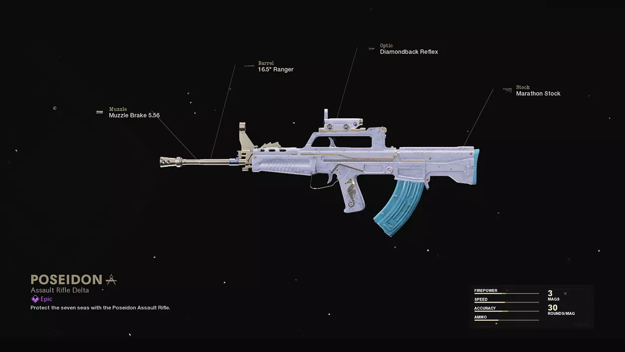 Poseidon - COD Warzone and Black Ops Cold War Weapon Blueprint | Call of Duty Poseidon - COD Warzone and Black Ops Cold War Weapon Blueprint | Call of Duty
