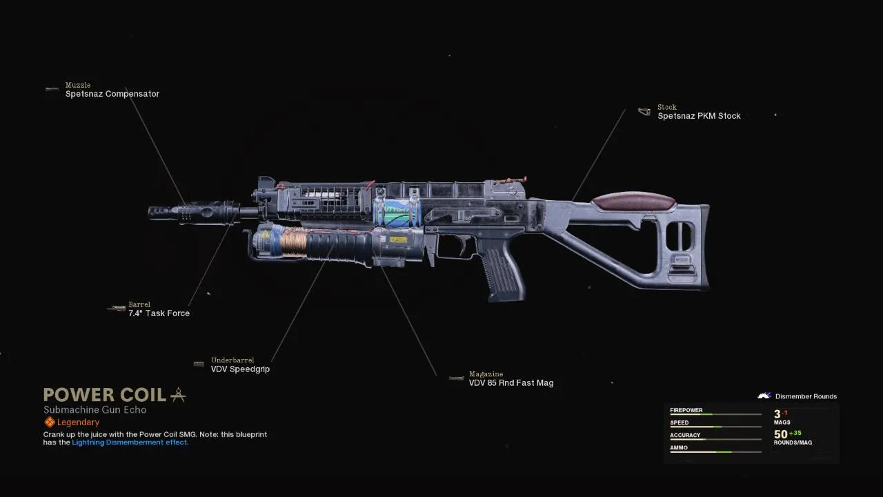 Power Coil - COD Warzone and Black Ops Cold War Weapon Blueprint | Call of Duty Power Coil - COD Warzone and Black Ops Cold War Weapon Blueprint | Call of Duty