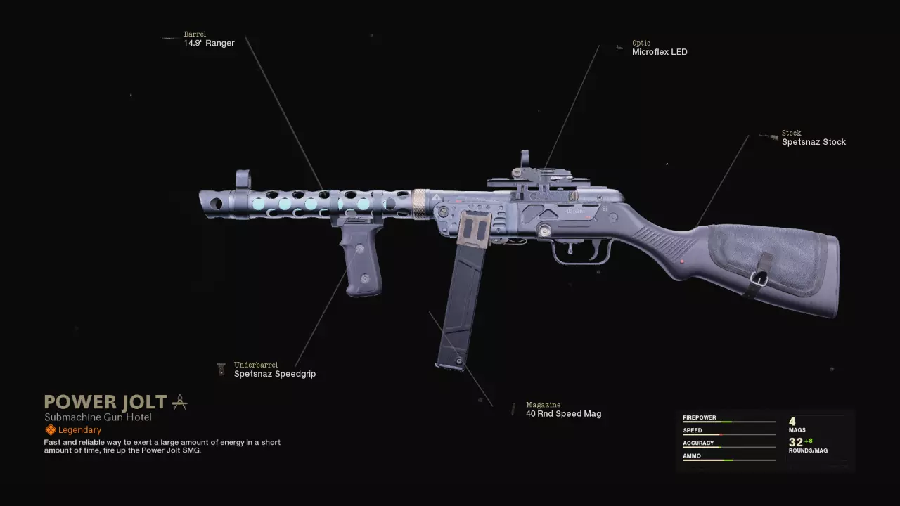 Power Jolt - COD Warzone and Black Ops Cold War Weapon Blueprint | Call of Duty