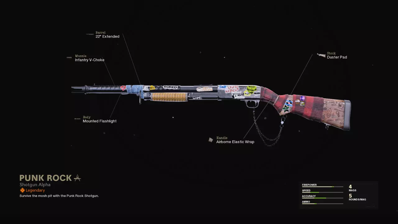 Punk Rock - COD Warzone and Black Ops Cold War Weapon Blueprint | Call of Duty