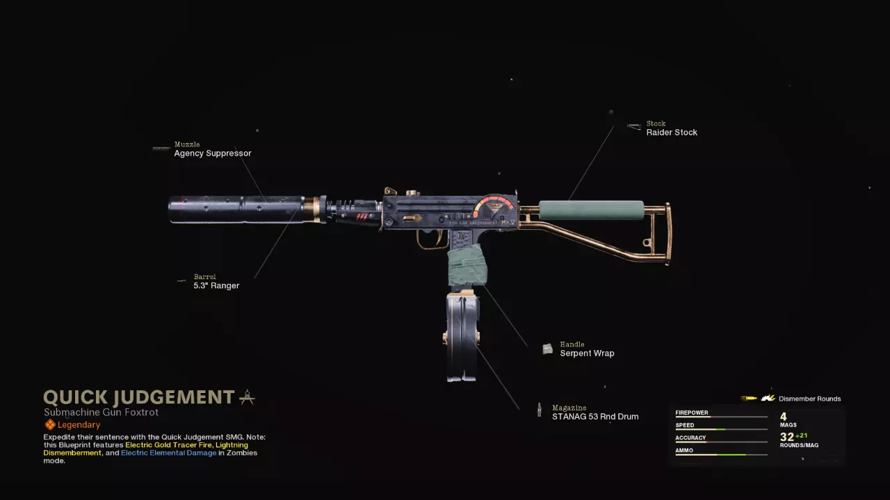 Quick Judgement - COD Warzone and Black Ops Cold War Weapon Blueprint | Call of Duty