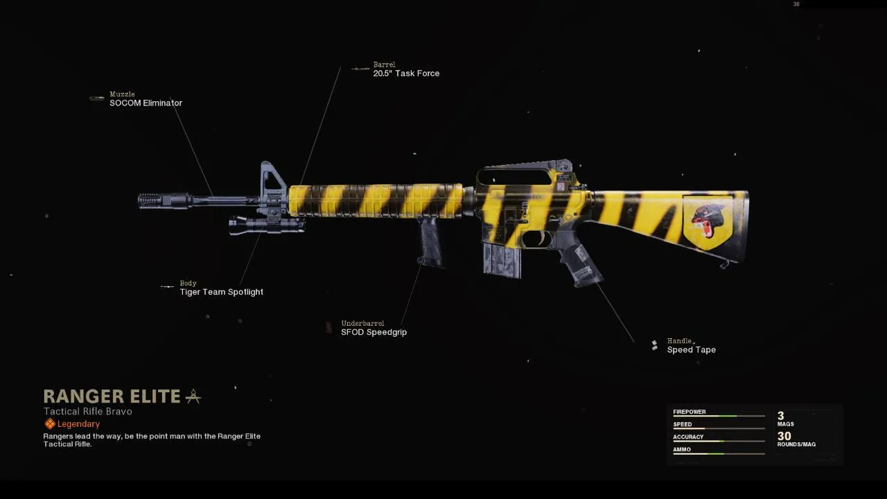 Ranger Elite - COD Warzone and Black Ops Cold War Weapon Blueprint | Call of Duty