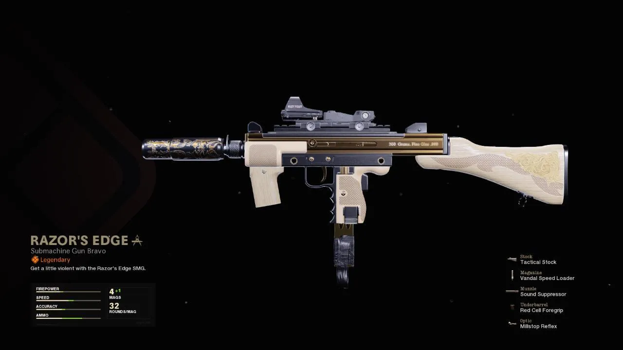 Razor's Edge - COD Warzone and Black Ops Cold War Weapon Blueprint | Call of Duty Razor's Edge - COD Warzone and Black Ops Cold War Weapon Blueprint | Call of Duty