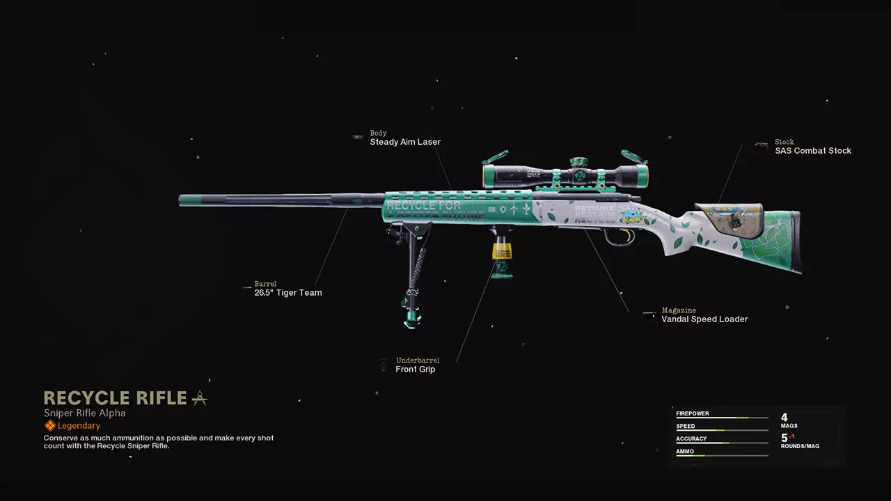 Recycle Rifle - COD Warzone and Black Ops Cold War Weapon Blueprint | Call of Duty
