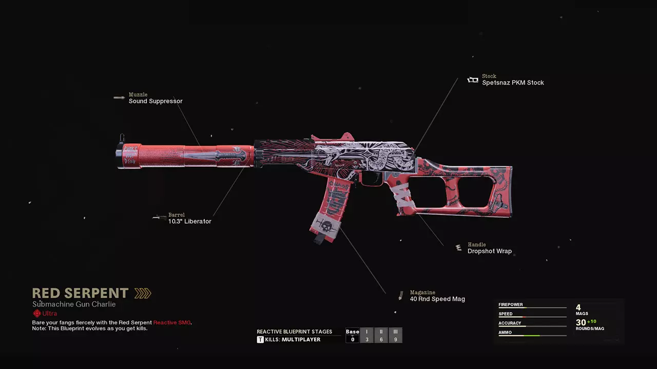 Red Serpent - COD Warzone and Black Ops Cold War Weapon Blueprint | Call of Duty Red Serpent - COD Warzone and Black Ops Cold War Weapon Blueprint | Call of Duty
