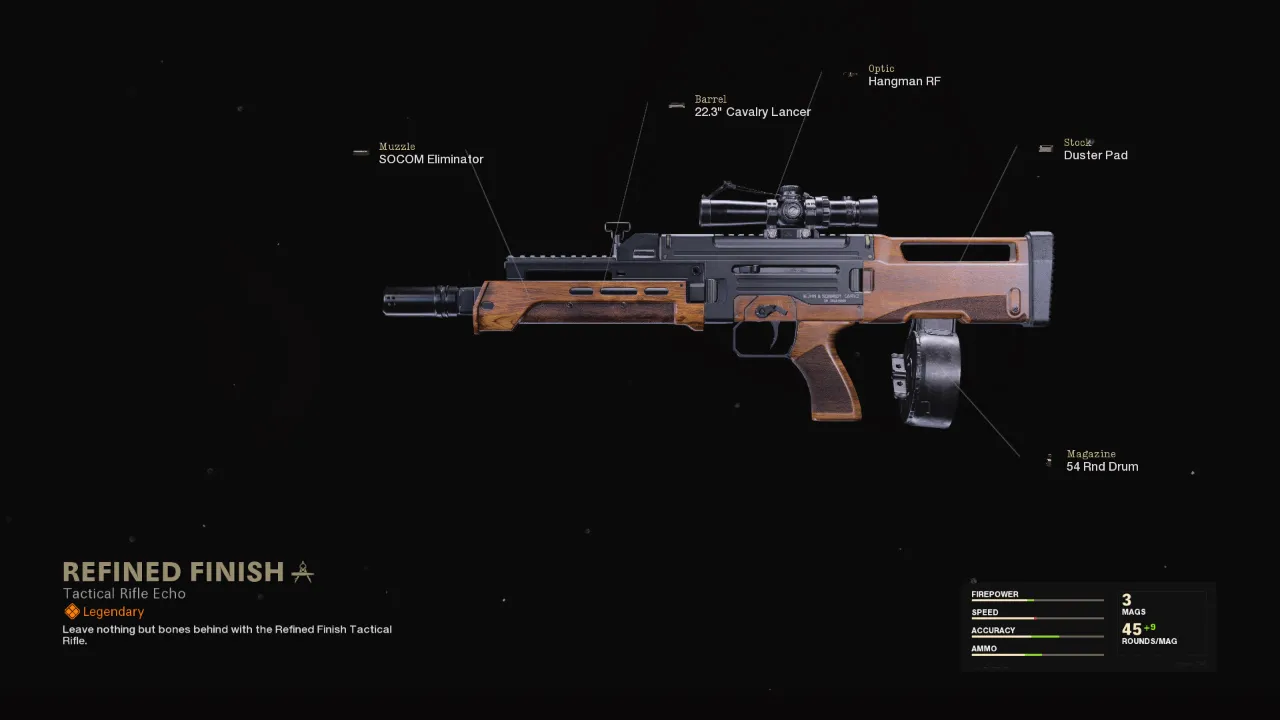Refined Finish - COD Warzone and Black Ops Cold War Weapon Blueprint | Call of Duty