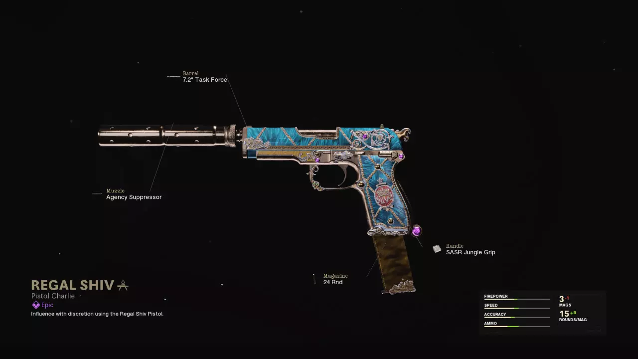 Regal Shiv - COD Warzone and Black Ops Cold War Weapon Blueprint | Call of Duty Regal Shiv - COD Warzone and Black Ops Cold War Weapon Blueprint | Call of Duty