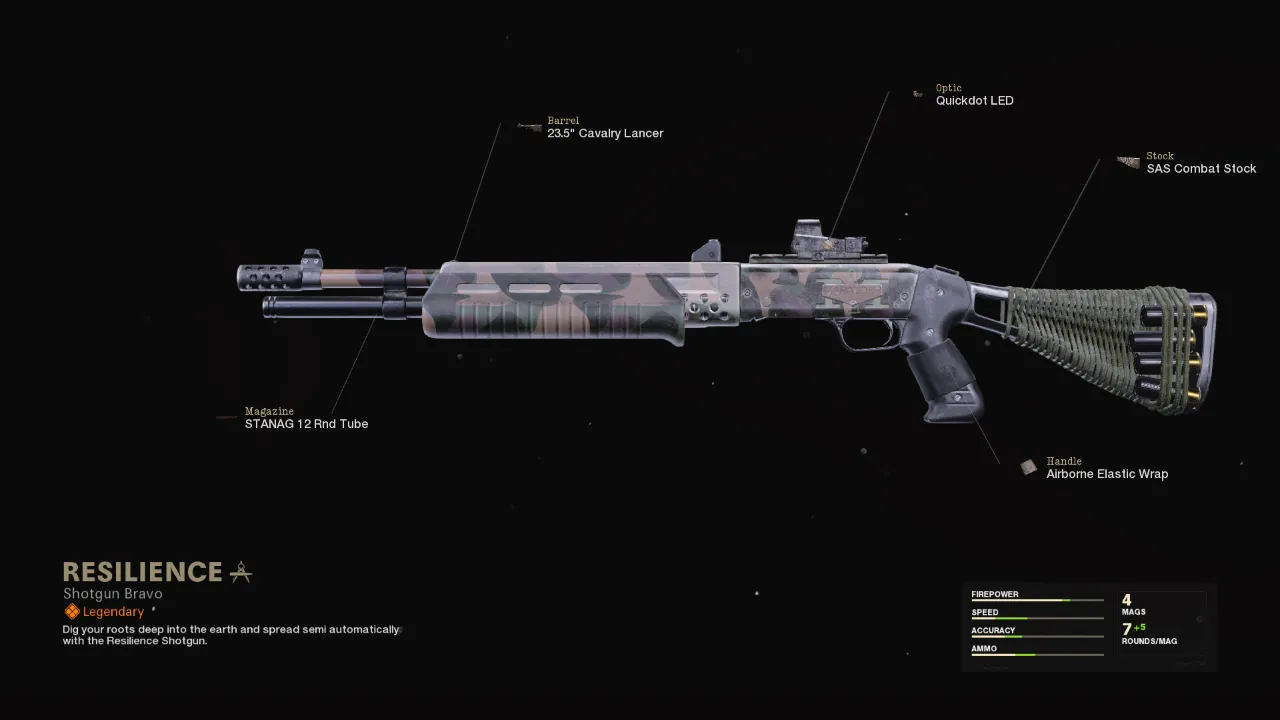 Resilience - COD Warzone and Black Ops Cold War Weapon Blueprint | Call of Duty