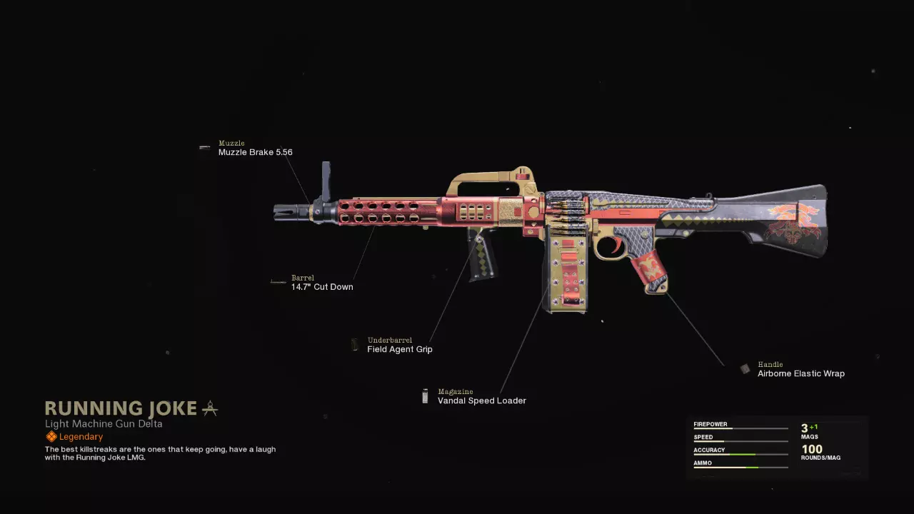 Running Joke - COD Warzone and Black Ops Cold War Weapon Blueprint | Call of Duty Running Joke - COD Warzone and Black Ops Cold War Weapon Blueprint | Call of Duty