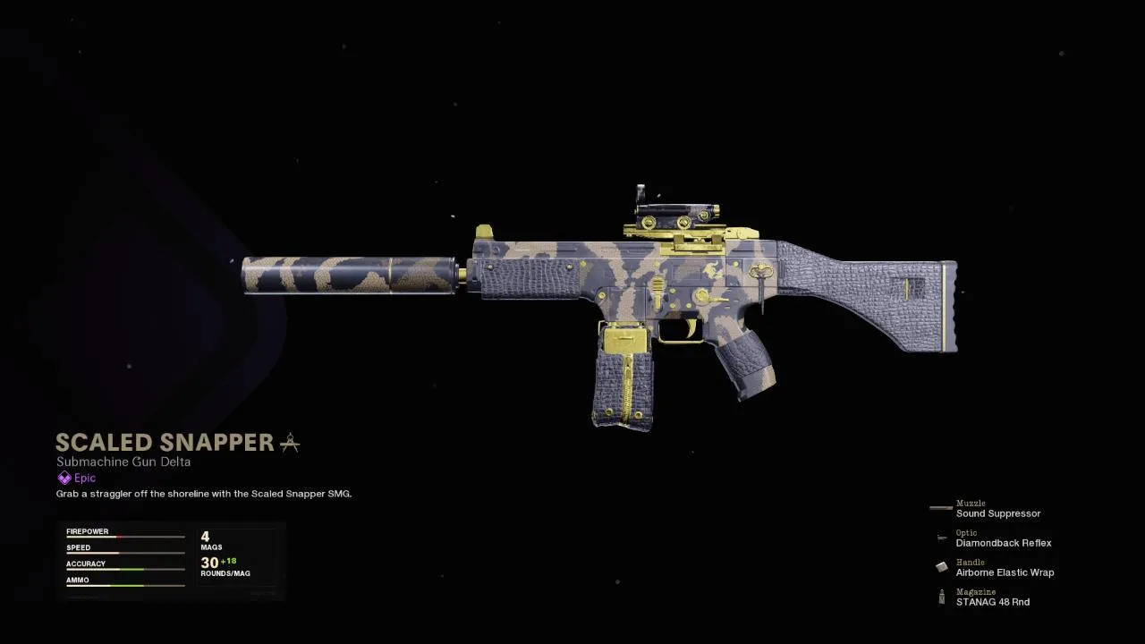 Scaled Snapper - COD Warzone and Black Ops Cold War Weapon Blueprint | Call of Duty Scaled Snapper - COD Warzone and Black Ops Cold War Weapon Blueprint | Call of Duty