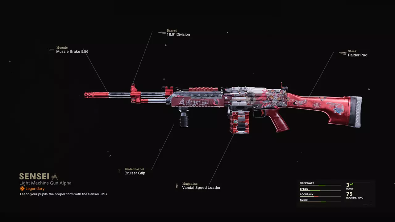 Sensei - COD Warzone and Black Ops Cold War Weapon Blueprint | Call of Duty Sensei - COD Warzone and Black Ops Cold War Weapon Blueprint | Call of Duty