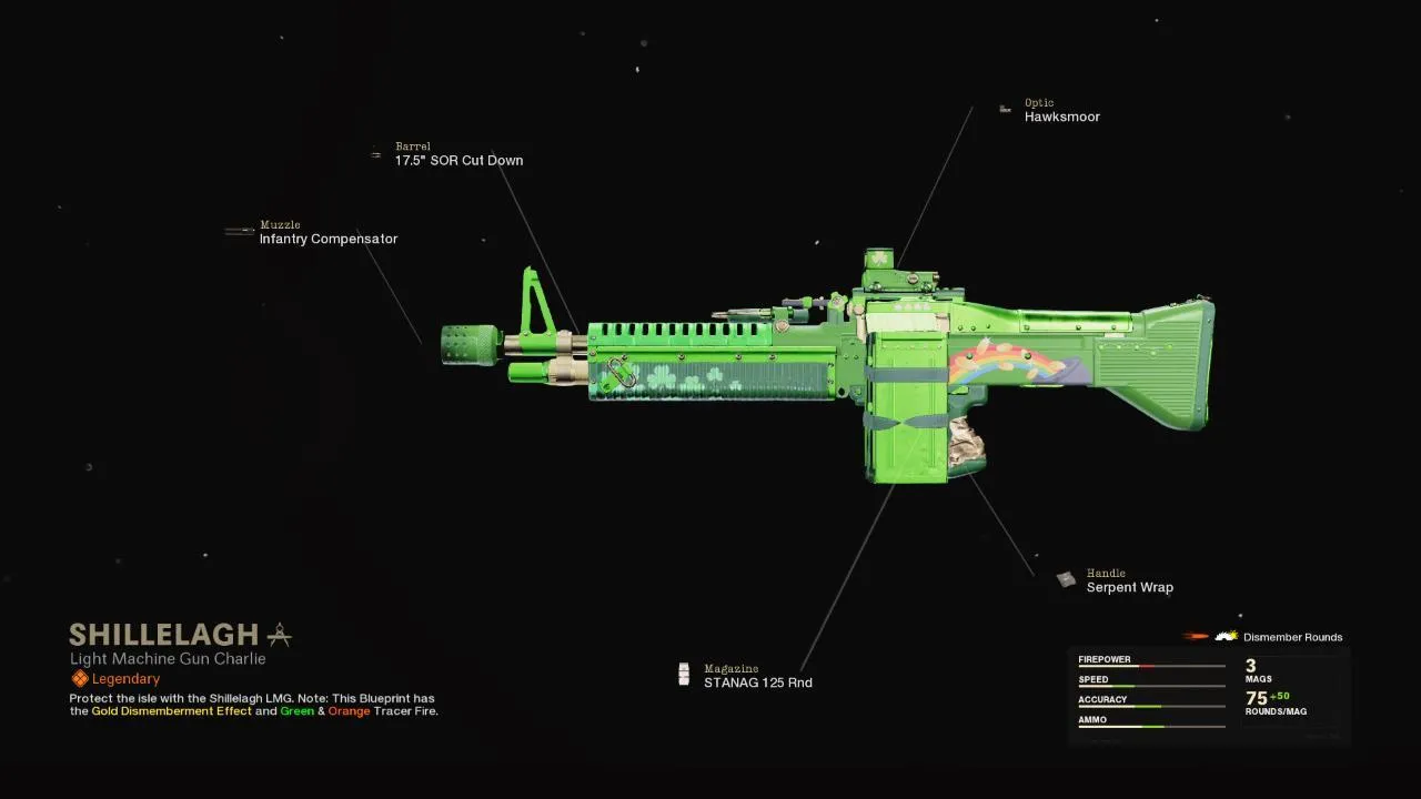 Shillelagh - COD Warzone and Black Ops Cold War Weapon Blueprint | Call of Duty