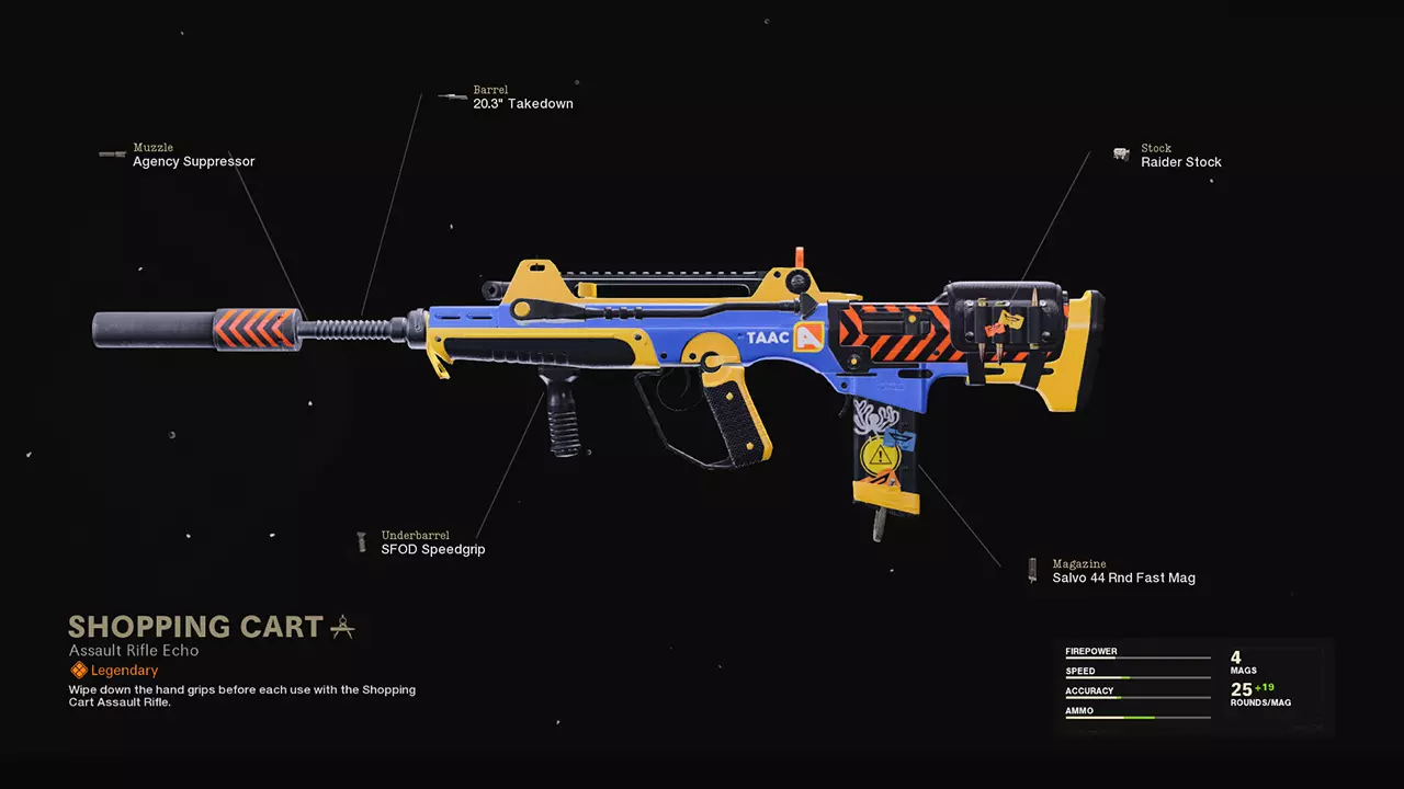 Shopping Cart - COD Warzone and Black Ops Cold War Weapon Blueprint | Call of Duty