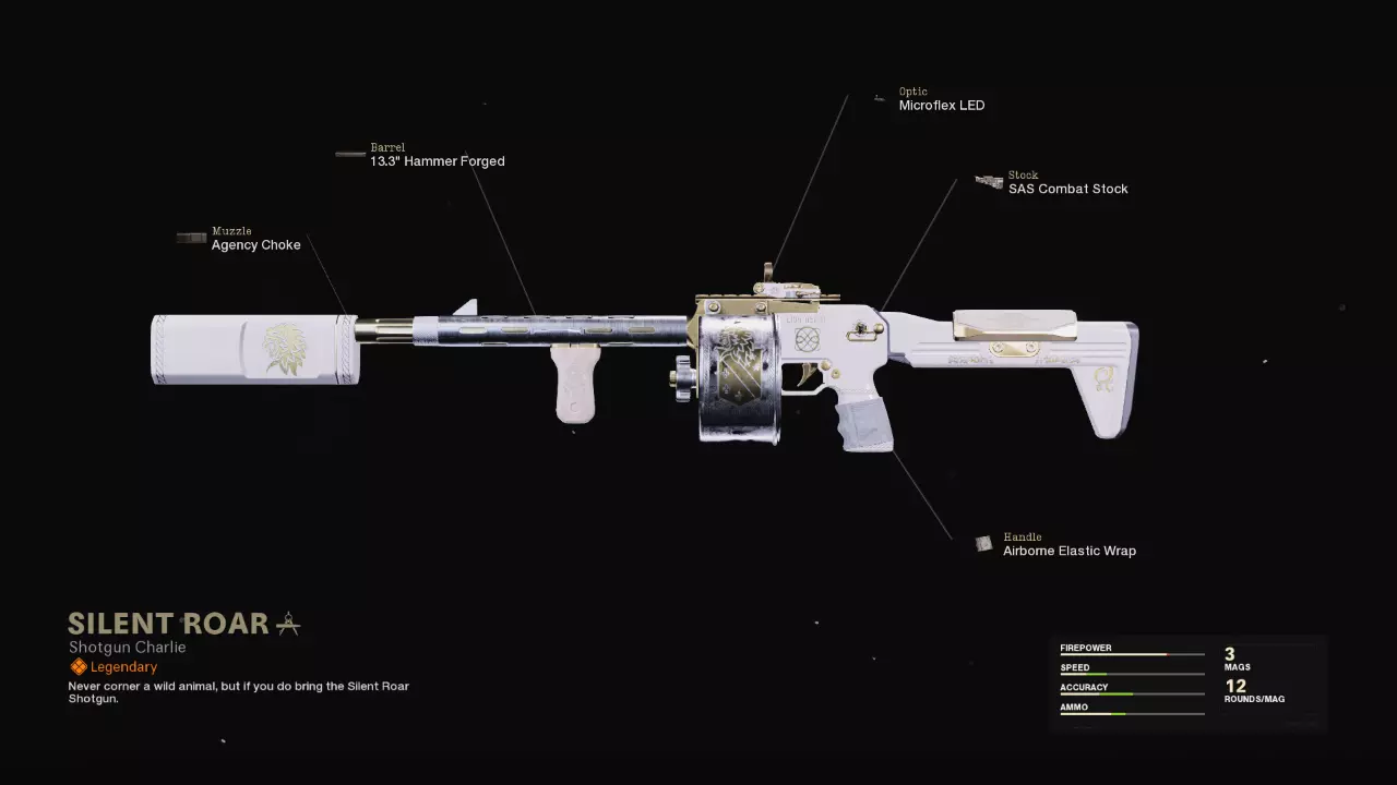Silent Roar - COD Warzone and Black Ops Cold War Weapon Blueprint | Call of Duty Silent Roar - COD Warzone and Black Ops Cold War Weapon Blueprint | Call of Duty