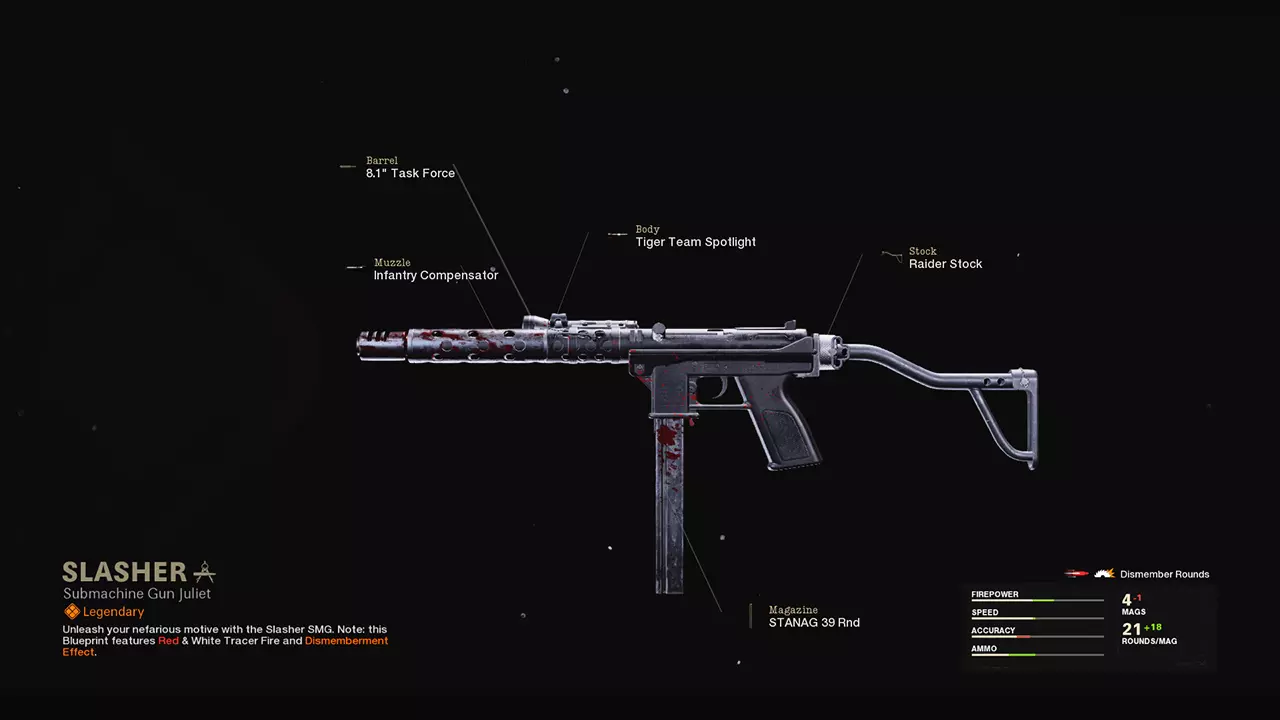 Slasher - COD Warzone and Black Ops Cold War Weapon Blueprint | Call of Duty Slasher - COD Warzone and Black Ops Cold War Weapon Blueprint | Call of Duty