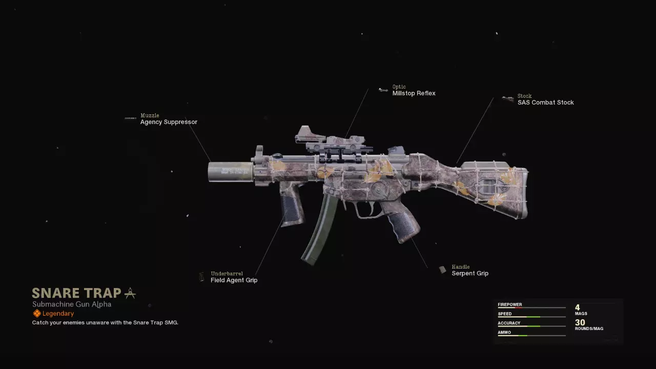 Snare Trap - COD Warzone and Black Ops Cold War Weapon Blueprint | Call of Duty Snare Trap - COD Warzone and Black Ops Cold War Weapon Blueprint | Call of Duty