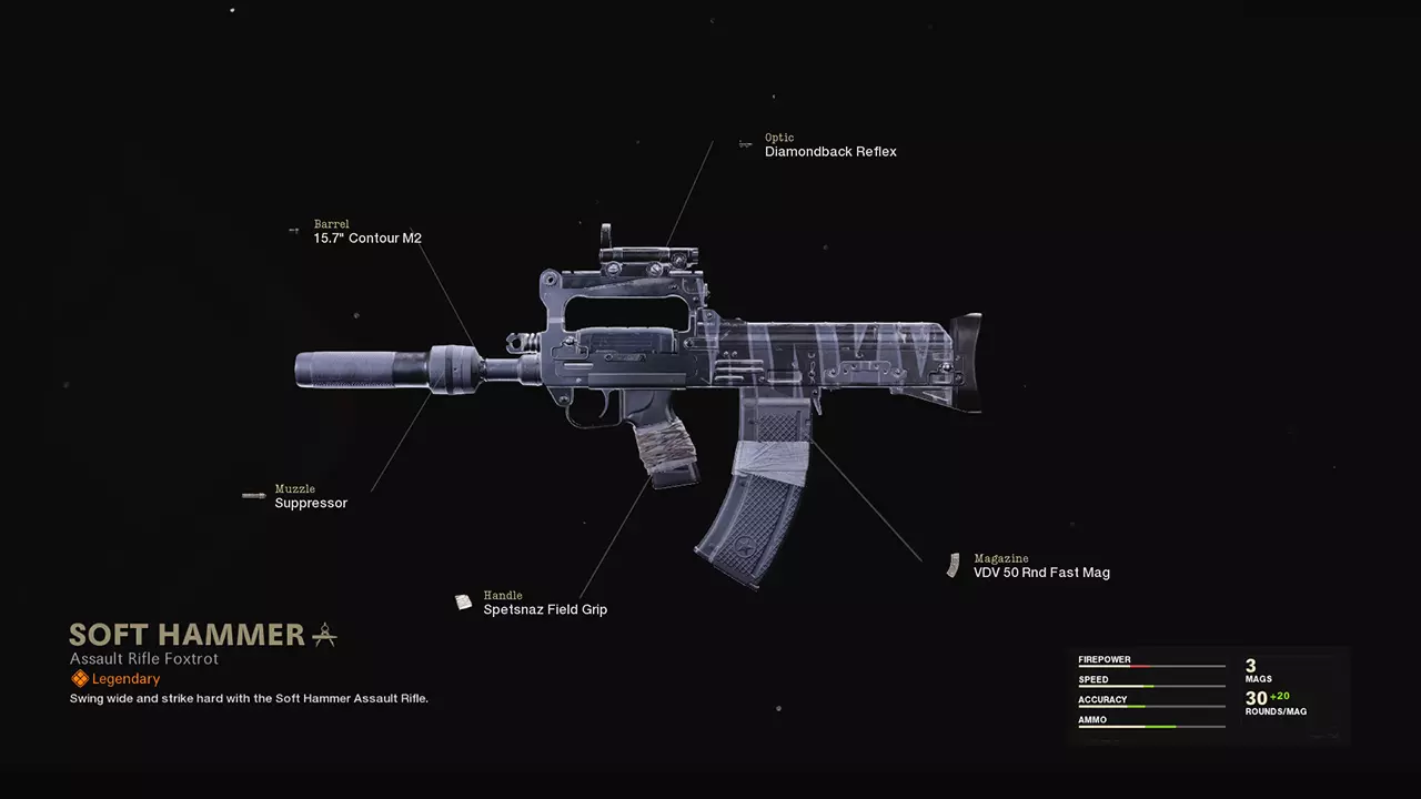 Soft Hammer - COD Warzone and Black Ops Cold War Weapon Blueprint | Call of Duty