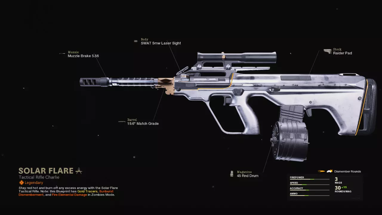Solar Flare - COD Warzone and Black Ops Cold War Weapon Blueprint | Call of Duty Solar Flare - COD Warzone and Black Ops Cold War Weapon Blueprint | Call of Duty