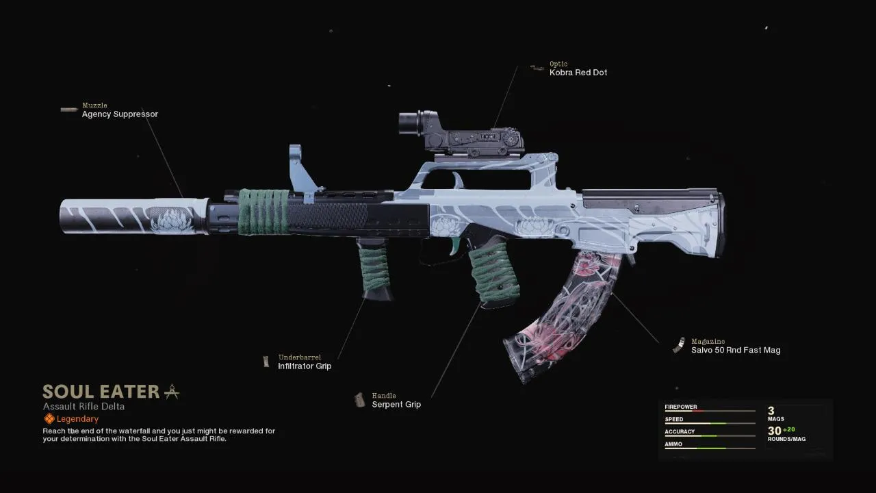 Soul Eater - COD Warzone and Black Ops Cold War Weapon Blueprint | Call of Duty