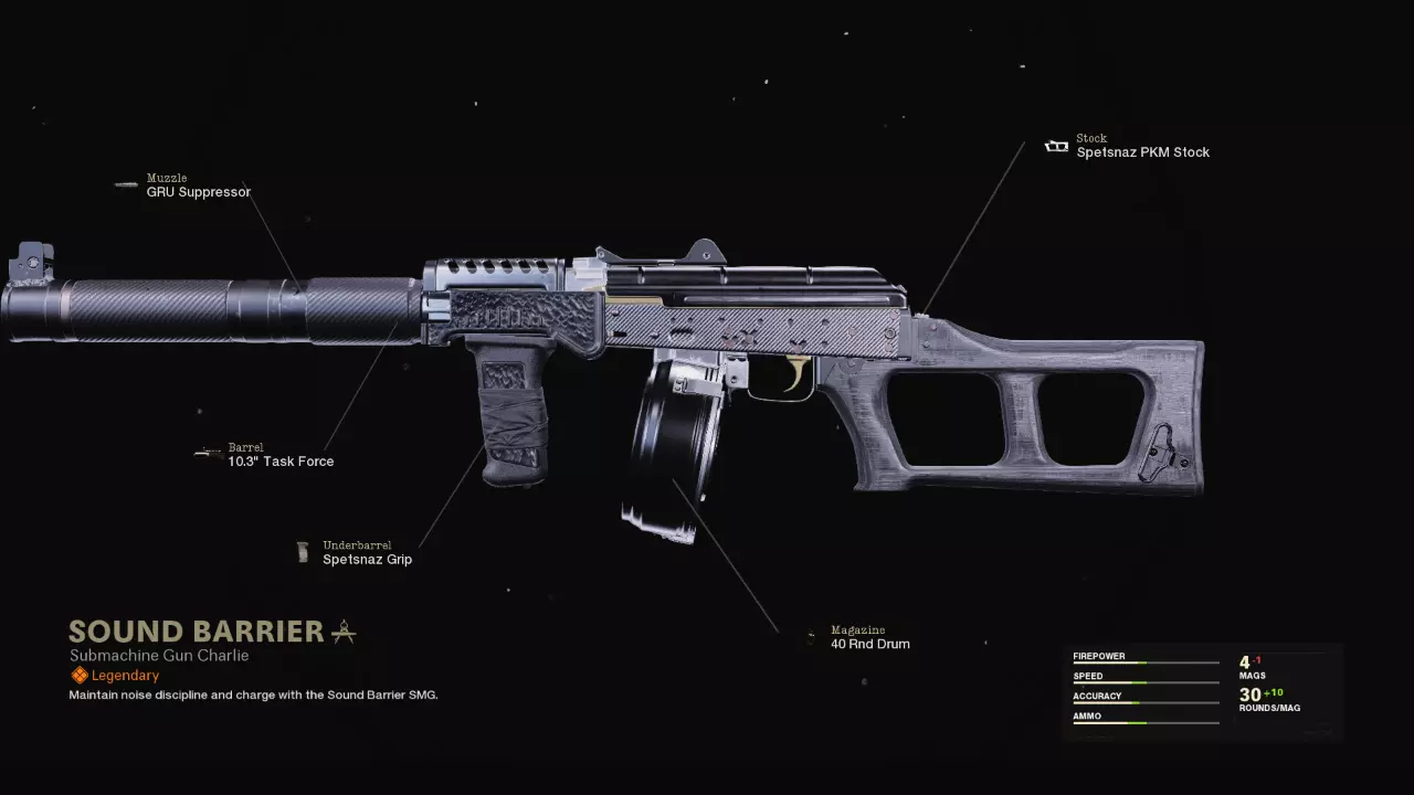 Sound Barrier - COD Warzone and Black Ops Cold War Weapon Blueprint | Call of Duty Sound Barrier - COD Warzone and Black Ops Cold War Weapon Blueprint | Call of Duty