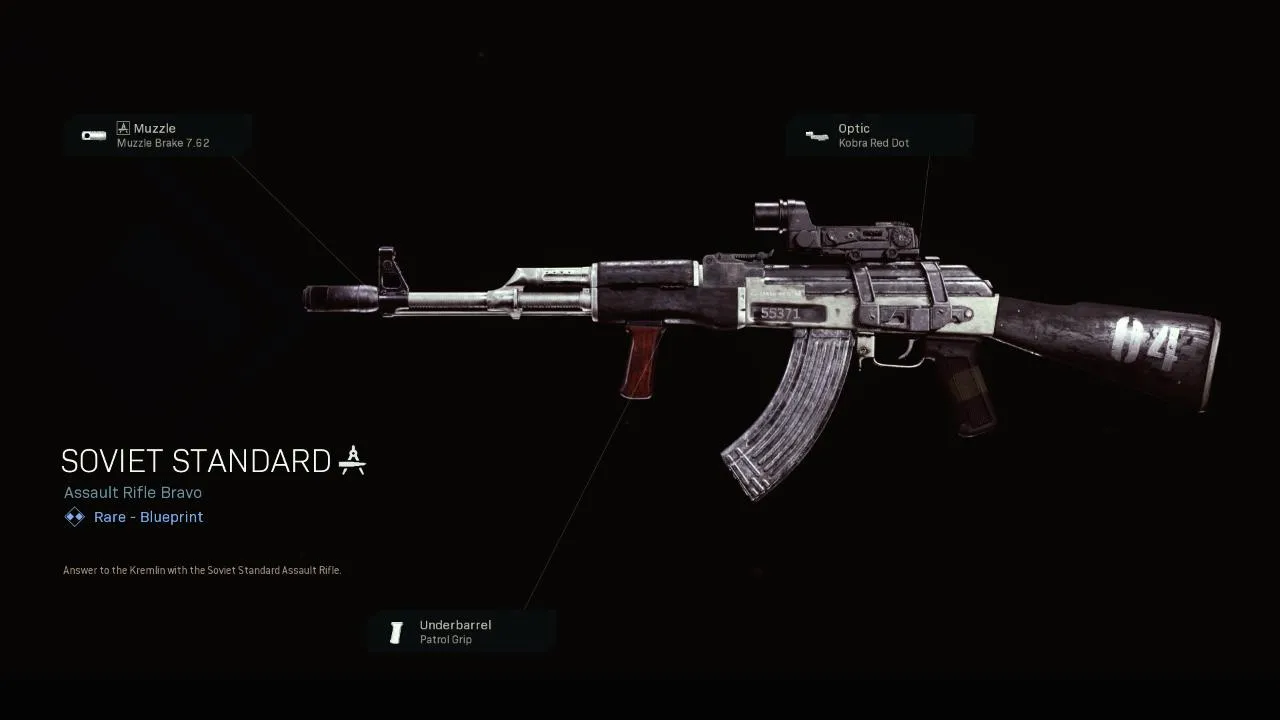 Soviet Standard - COD Warzone and Black Ops Cold War Weapon Blueprint | Call of Duty Soviet Standard - COD Warzone and Black Ops Cold War Weapon Blueprint | Call of Duty