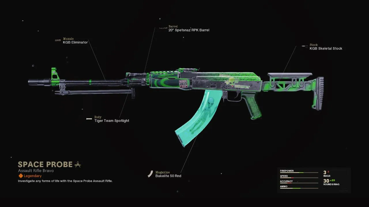 Space Probe - COD Warzone and Black Ops Cold War Weapon Blueprint | Call of Duty Space Probe - COD Warzone and Black Ops Cold War Weapon Blueprint | Call of Duty