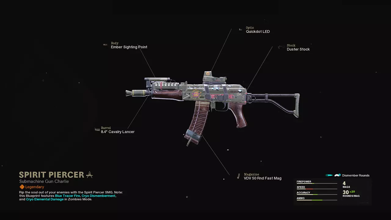 Spirit Piercer - COD Warzone and Black Ops Cold War Weapon Blueprint | Call of Duty