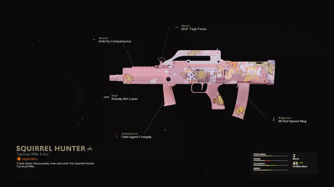 Squirrel Hunter - COD Warzone and Black Ops Cold War Weapon Blueprint | Call of Duty Squirrel Hunter - COD Warzone and Black Ops Cold War Weapon Blueprint | Call of Duty