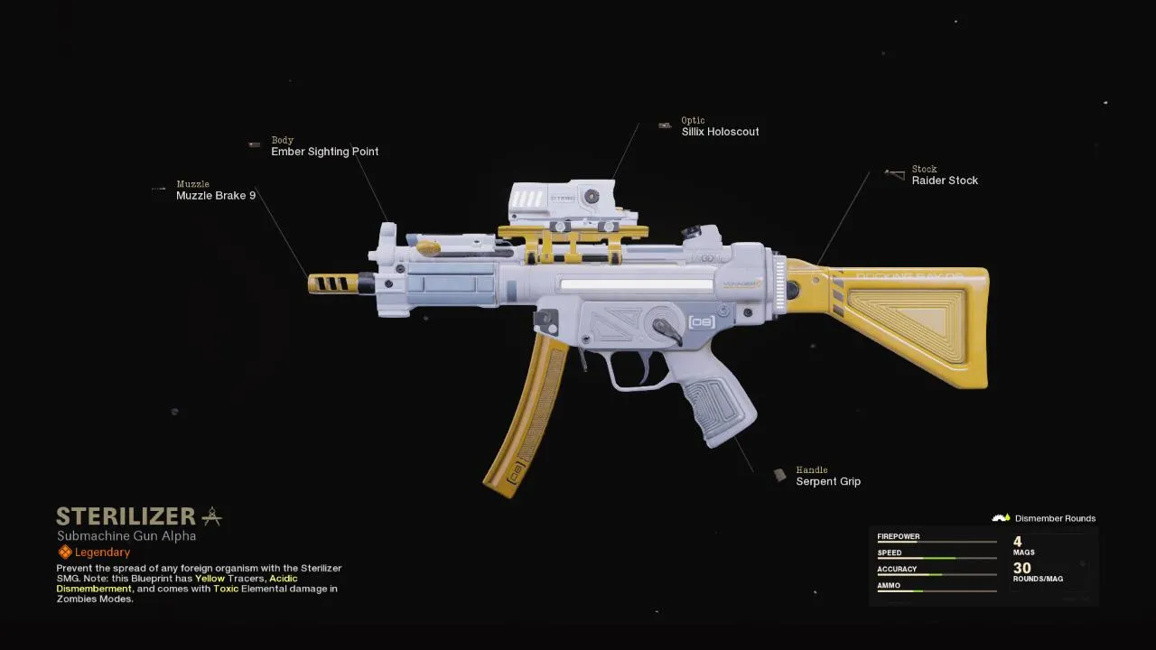 Sterilizer - COD Warzone and Black Ops Cold War Weapon Blueprint | Call of Duty Sterilizer - COD Warzone and Black Ops Cold War Weapon Blueprint | Call of Duty