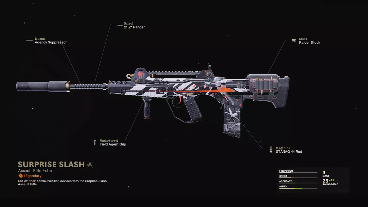 Surprise Slash - COD Warzone and Black Ops Cold War Weapon Blueprint | Call of Duty Surprise Slash - COD Warzone and Black Ops Cold War Weapon Blueprint | Call of Duty