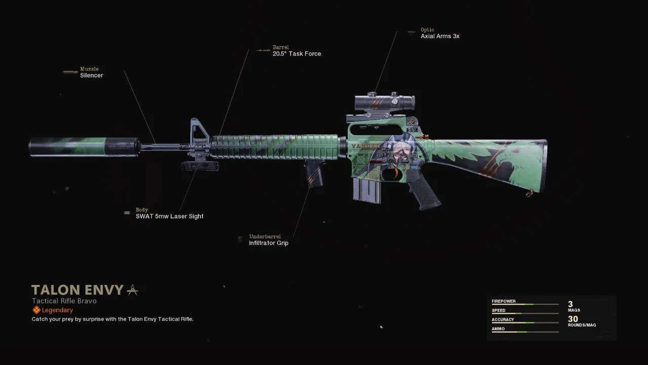 Talon Envy - COD Warzone and Black Ops Cold War Weapon Blueprint | Call of Duty Talon Envy - COD Warzone and Black Ops Cold War Weapon Blueprint | Call of Duty