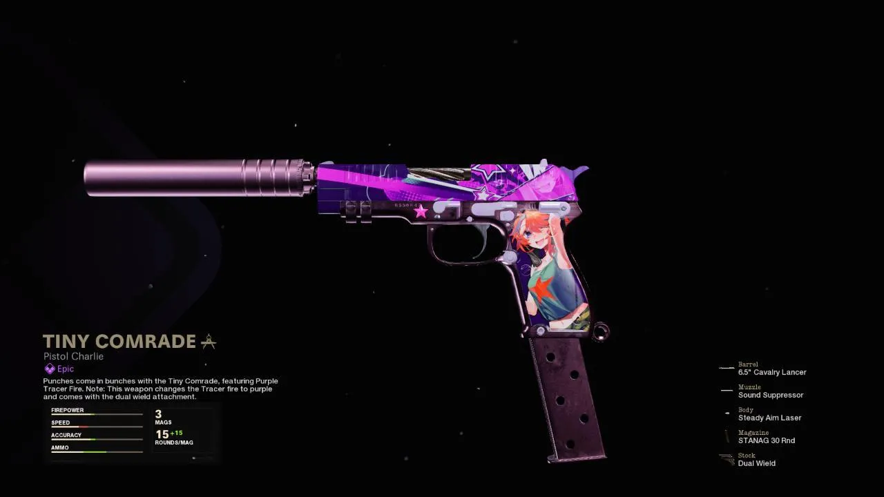Tiny Comrade - COD Warzone and Black Ops Cold War Weapon Blueprint | Call of Duty Tiny Comrade - COD Warzone and Black Ops Cold War Weapon Blueprint | Call of Duty