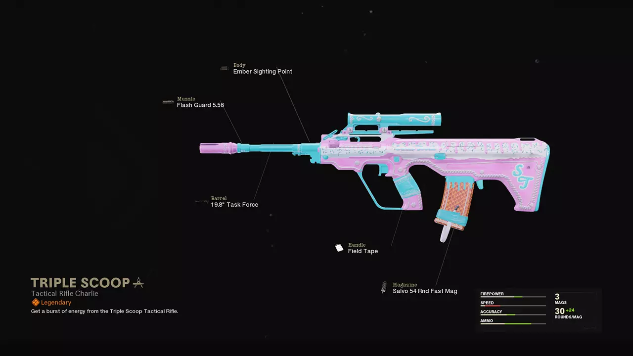 Triple Scoop - COD Warzone and Black Ops Cold War Weapon Blueprint | Call of Duty