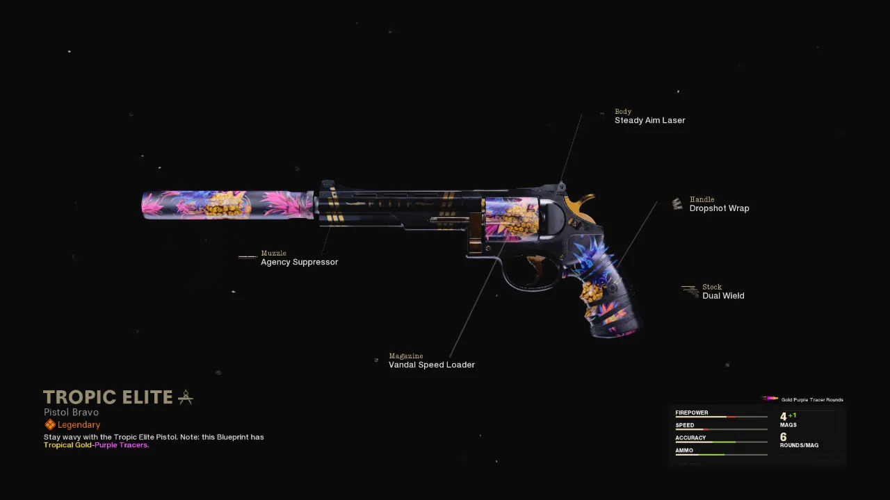 Tropic Elite - COD Warzone and Black Ops Cold War Weapon Blueprint | Call of Duty Tropic Elite - COD Warzone and Black Ops Cold War Weapon Blueprint | Call of Duty