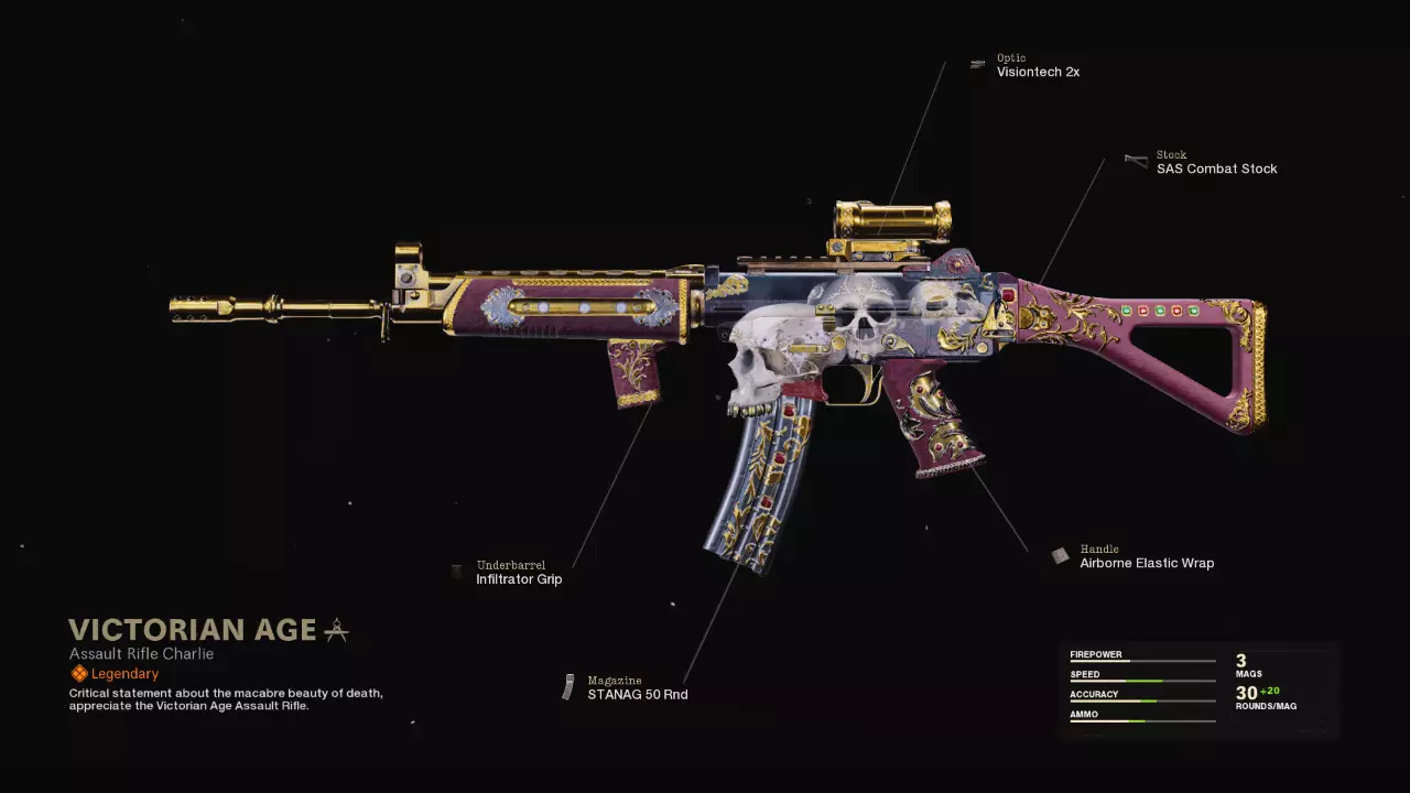 Victorian Age - COD Warzone and Black Ops Cold War Weapon Blueprint | Call of Duty Victorian Age - COD Warzone and Black Ops Cold War Weapon Blueprint | Call of Duty